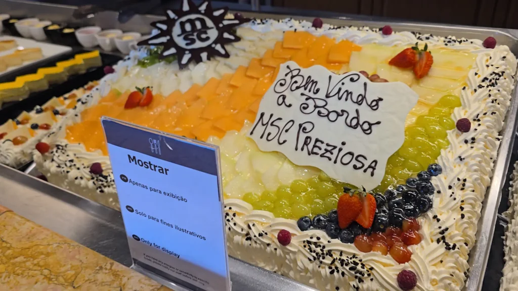 buffet navio cruzeiro restaurante