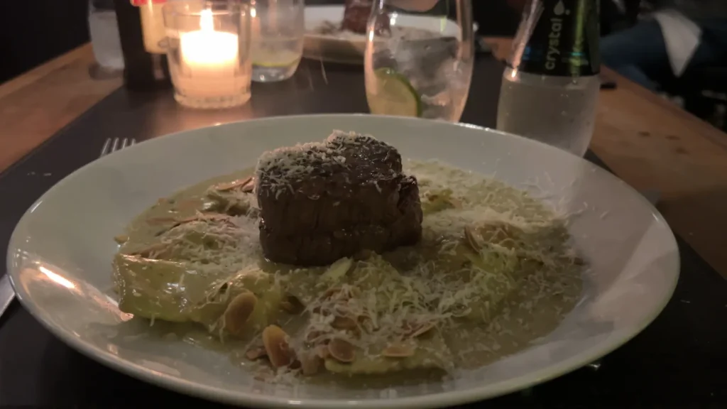 Massa artesanal servida no Carlo Ristorante em Curitiba