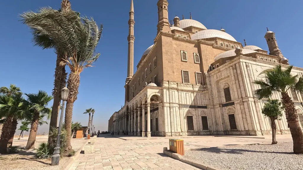 Mesquita de Mohamed Ali Cairo Egito interior da mesquita