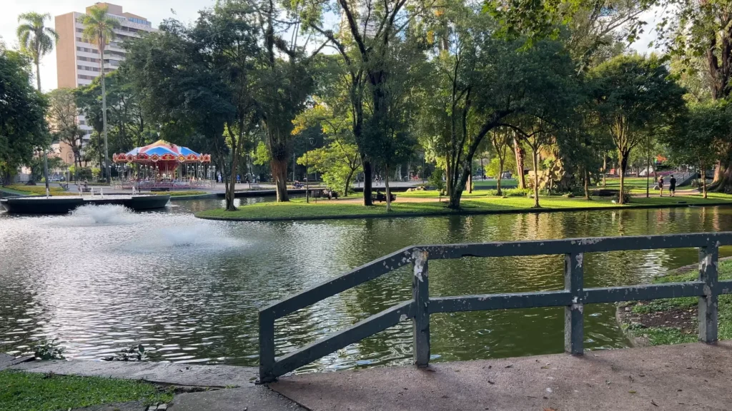 Lago do Passeio Público em Curitiba

