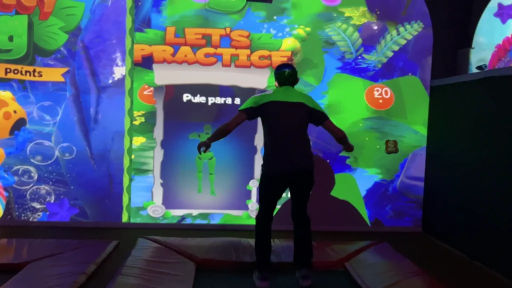 Espaço interativo do Hello Park em São Paulo