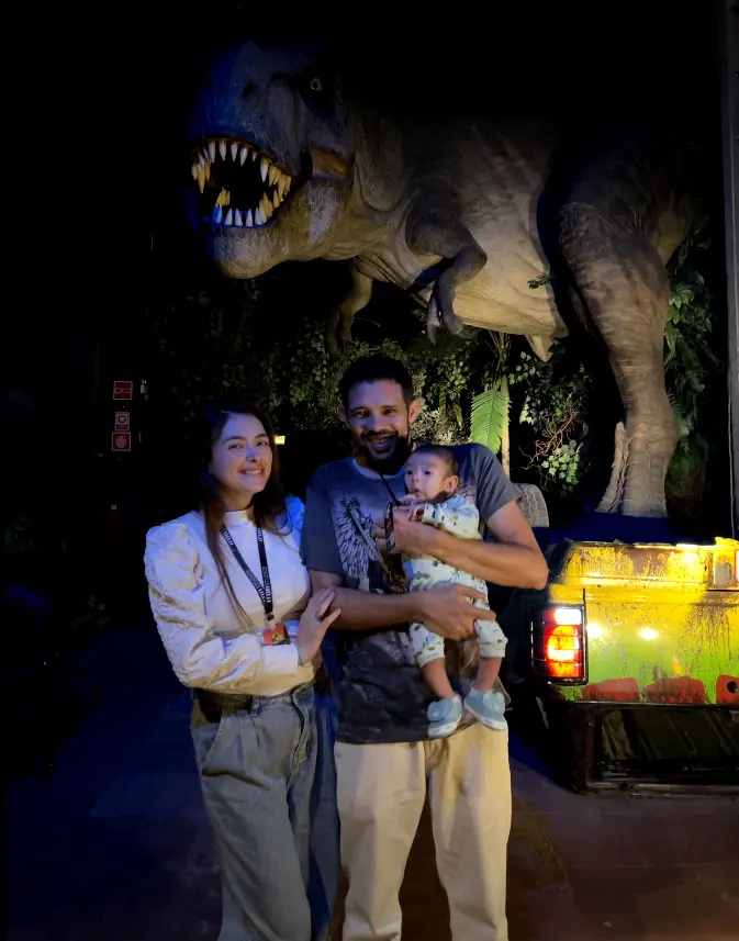 Restaurante temático com dinossauros