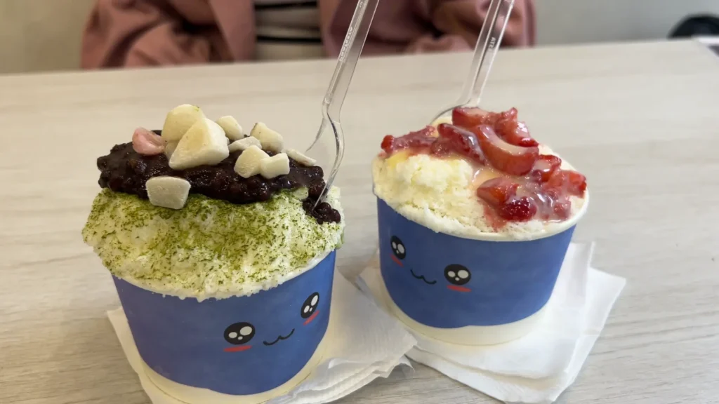 Sorvete estilo neve do Snowfall