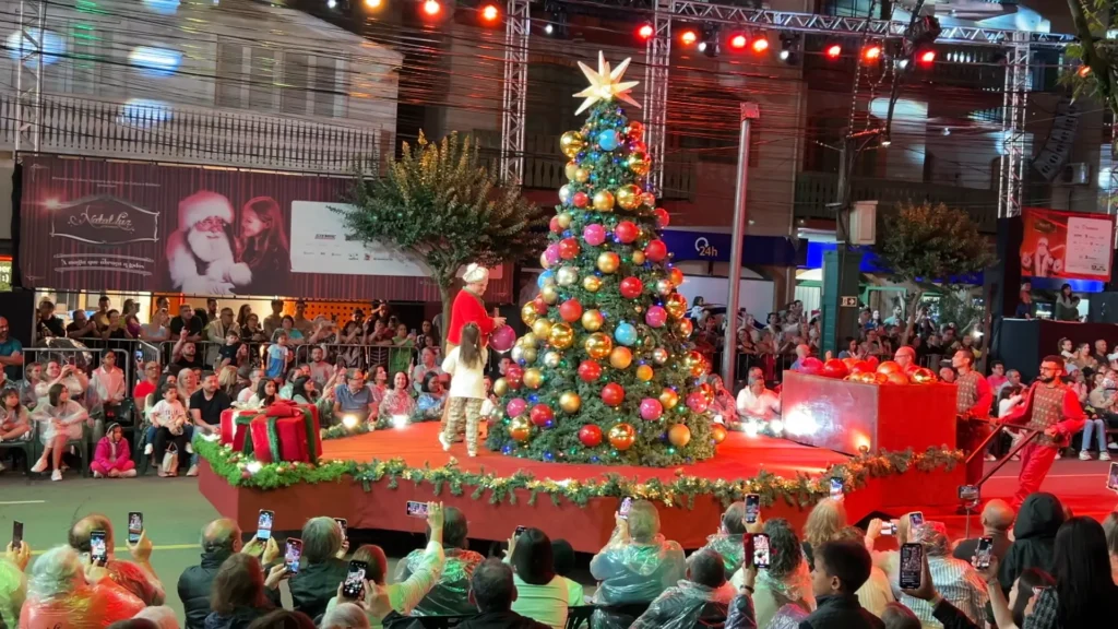 Desfile da Parada de Natal em Gramado