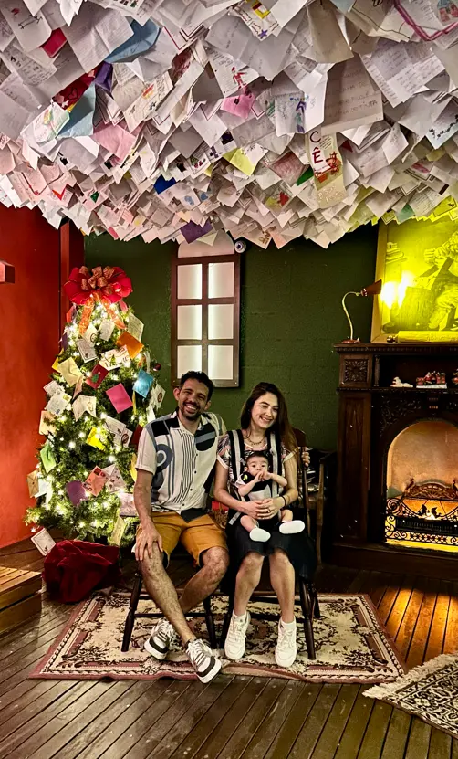Casal no Natal Luz de Gramado