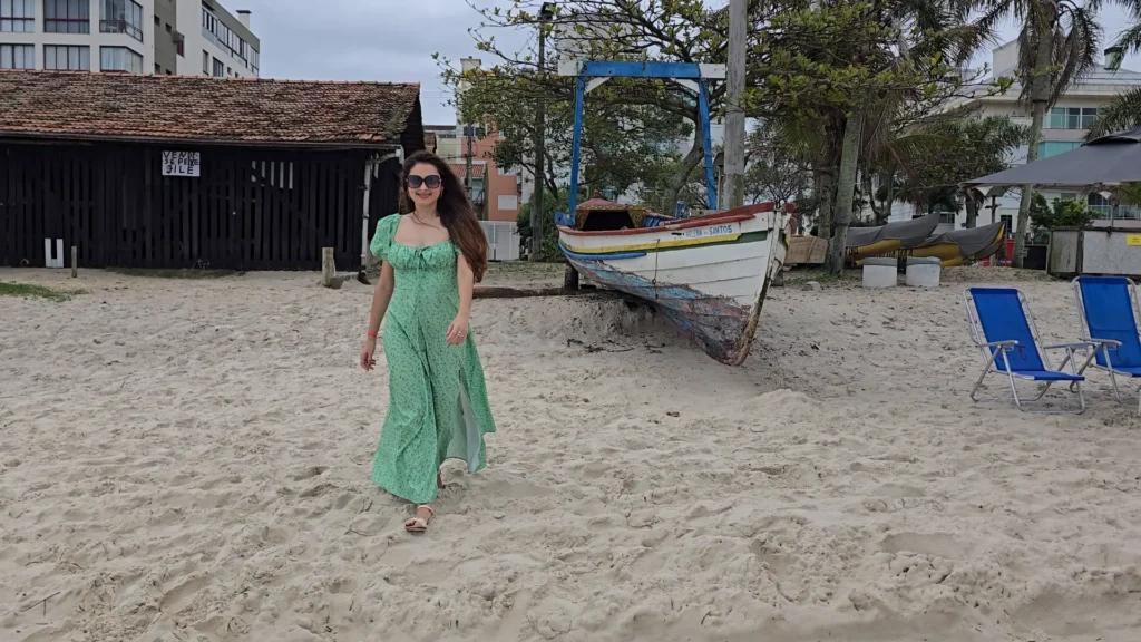 Praia de Canasvieiras em Florianópolis