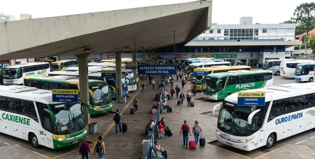 Rodoviária de Caxias do Sul embarque para Gramado